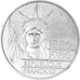 Coin, France, Statue de la Liberté, 100 Francs, 1986, Paris, MS(63), Silver