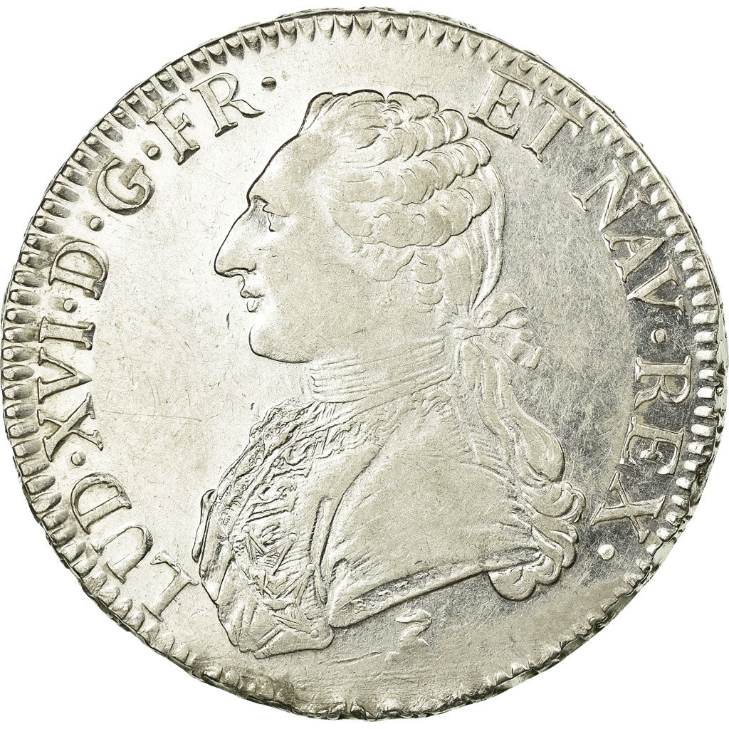 Coin, France, Louis XVI, Écu aux branches d'olivier, Ecu, 1790, Paris