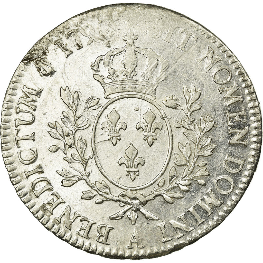 Coin, France, Louis XVI, Écu aux branches d'olivier, Ecu, 1790, Paris