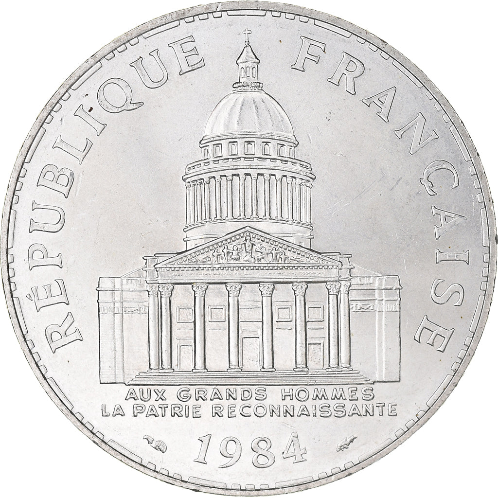 Münze, Frankreich, Panthéon, 100 Francs, 1984, Paris, VZ+, Silber, KM:951.1