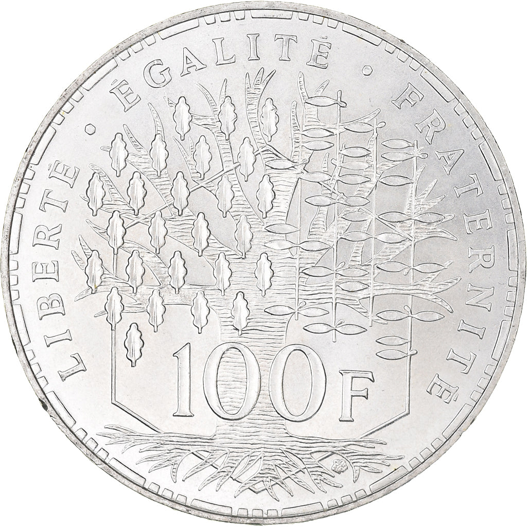 Münze, Frankreich, Panthéon, 100 Francs, 1984, Paris, VZ+, Silber, KM:951.1