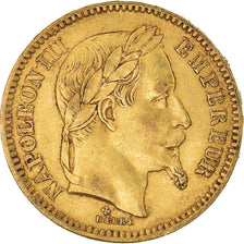Monnaie, France, Napoleon III, Napoléon III, Grand BB, 20 Francs, 1864