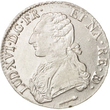 France, Louis XVI, Écu de Béarn aux branches d'olivier, 1786,Pau,EF(40-45),KM572