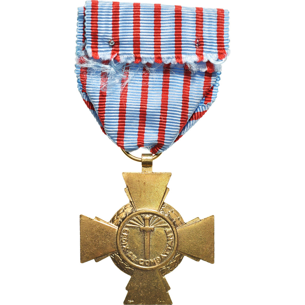 France, Croix du Combattant, WAR, Medal, 1914-1918, Uncirculated, Bronze, 36