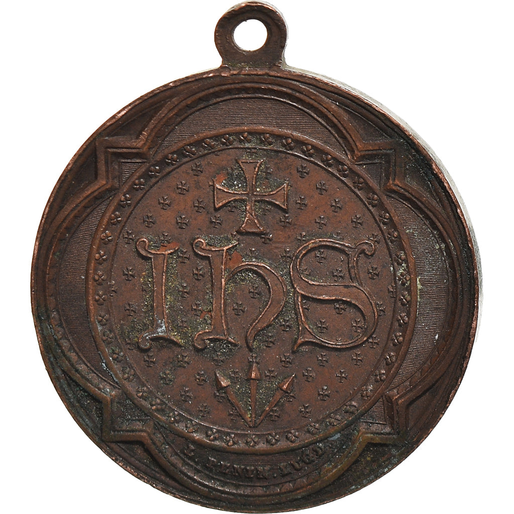 Francia, medalla, IHS, Religions & beliefs, Penin, MBC+, Cobre