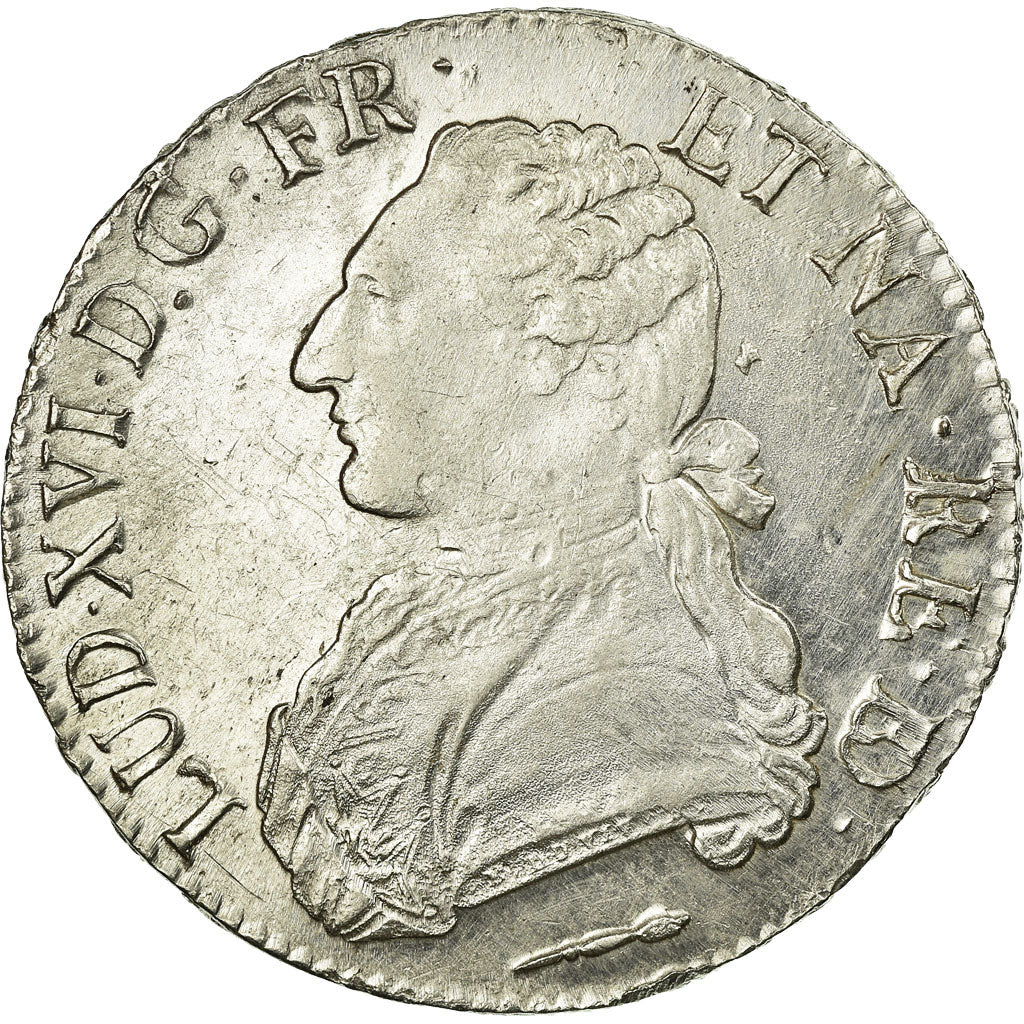 Moneta, Francja, Louis XVI, Écu de Béarn aux branches d'olivier, Ecu, 1788