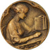 France, Medal, Education, Instruction Elémentaire, Lenoir, AU(55-58), Bronze
