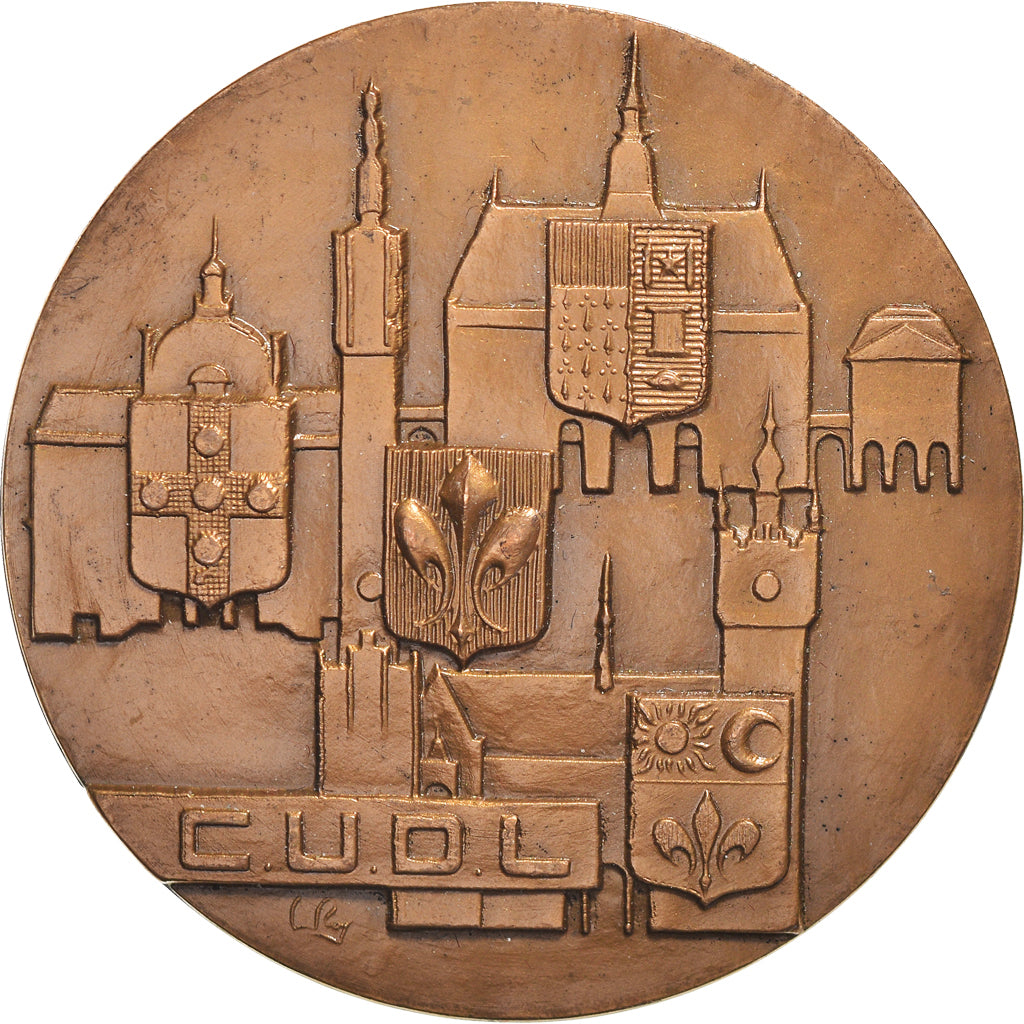 France, Medal, Communauté urbaine de Lille, 1983, Roy, AU(55-58), Bronze