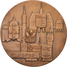 France, Medal, Communauté urbaine de Lille, 1983, Roy, AU(55-58), Bronze