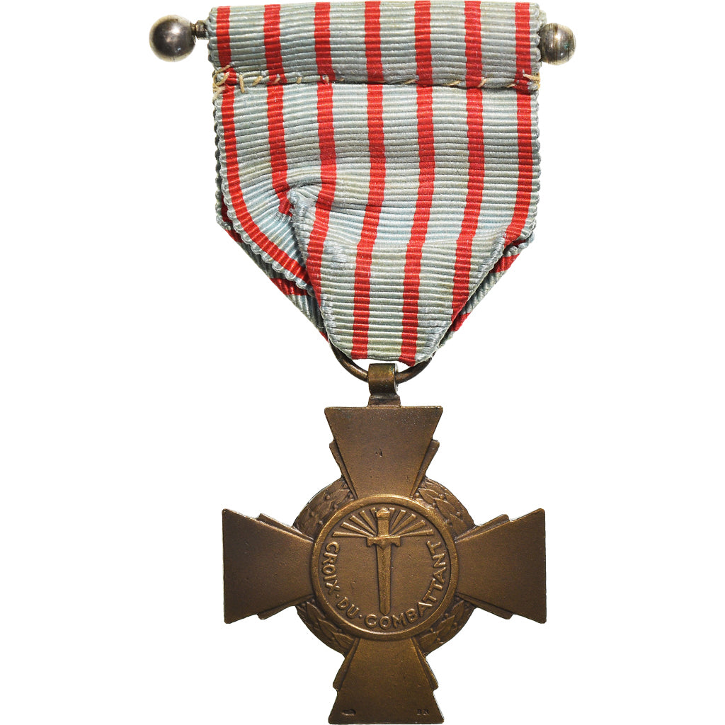 Francia, Croix du Combattant, WAR, medaglia, 1914-1918, Eccellente qualità