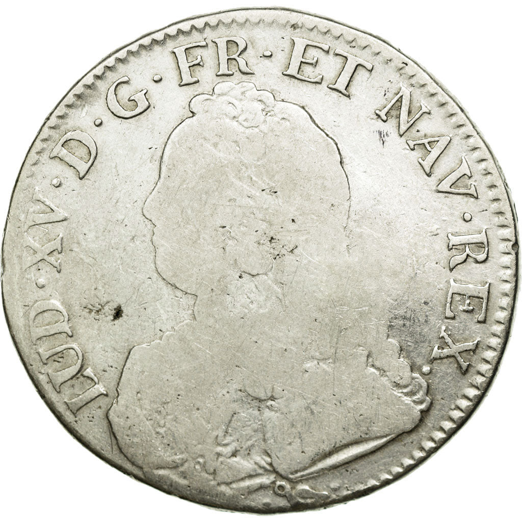 Coin, France, Louis XV, Écu aux branches d'olivier, Ecu, 1734, Bayonne