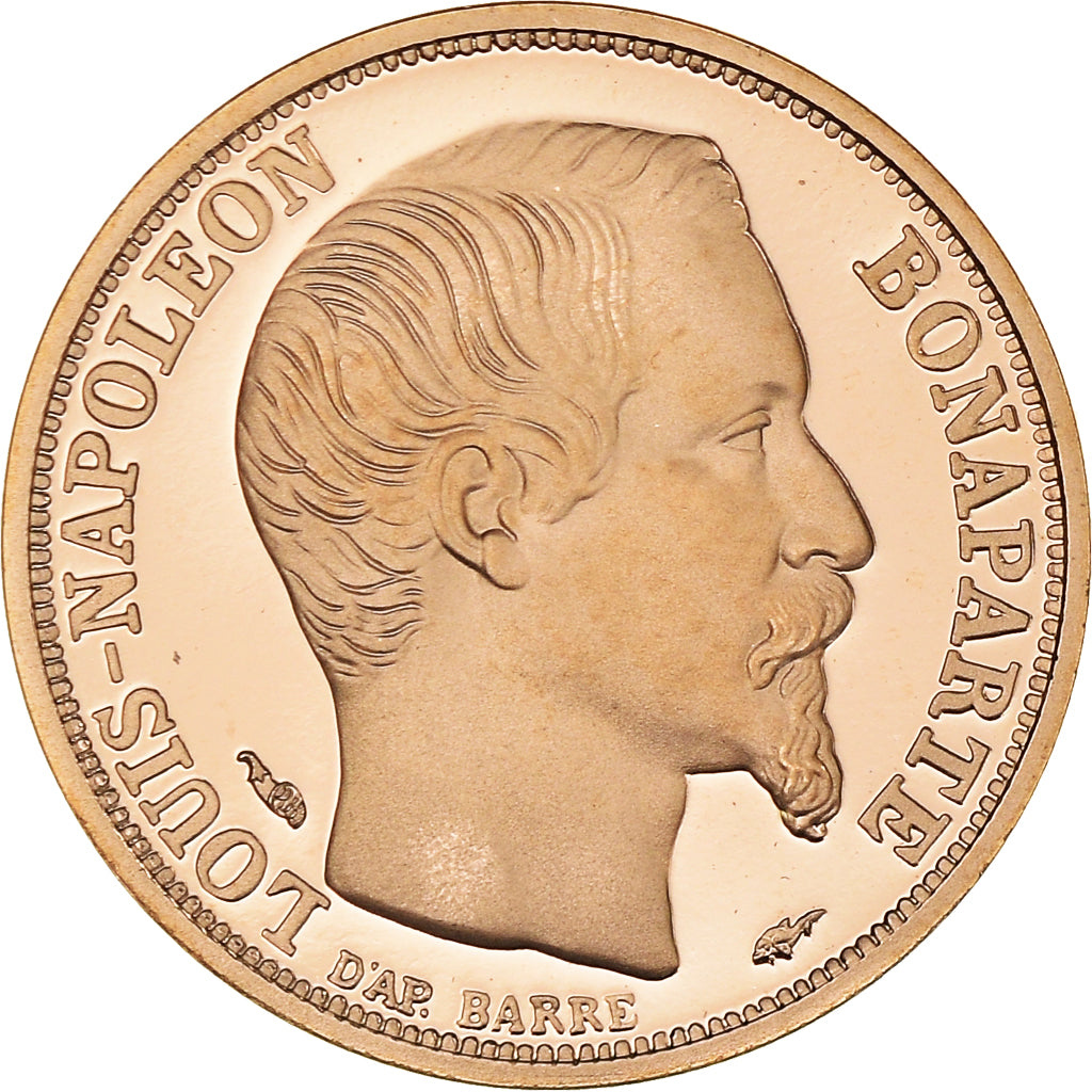 Coin, France, Napoleon III, 10 Francs, 1991, Paris, Proof, MS(65-70), Gold