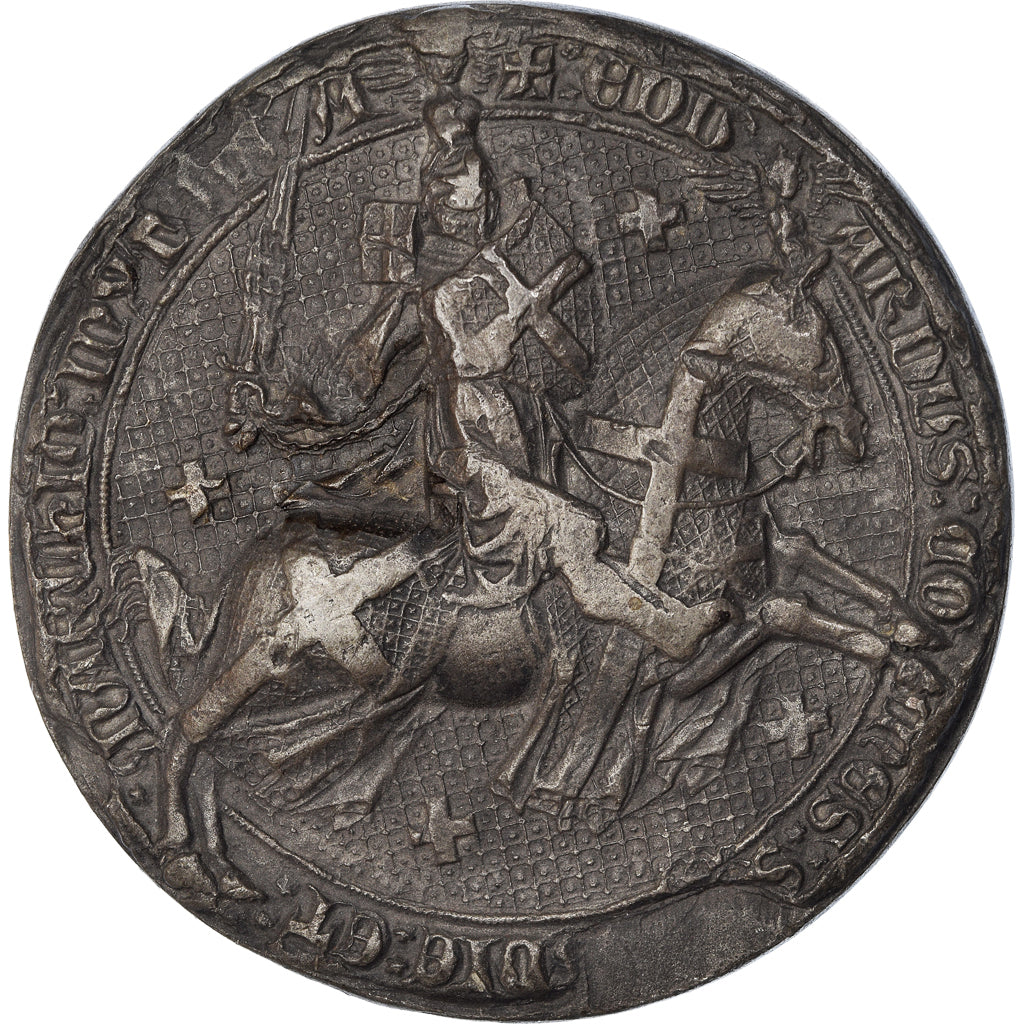 France, Medal, Reproduction du Sceau d'Edouard de Savoie, History, AU(50-53)