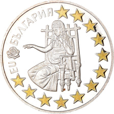 Moneta, Bulgaria, 1.95583 Leva, 2005, Proof, SPL-, Argento, KM:281