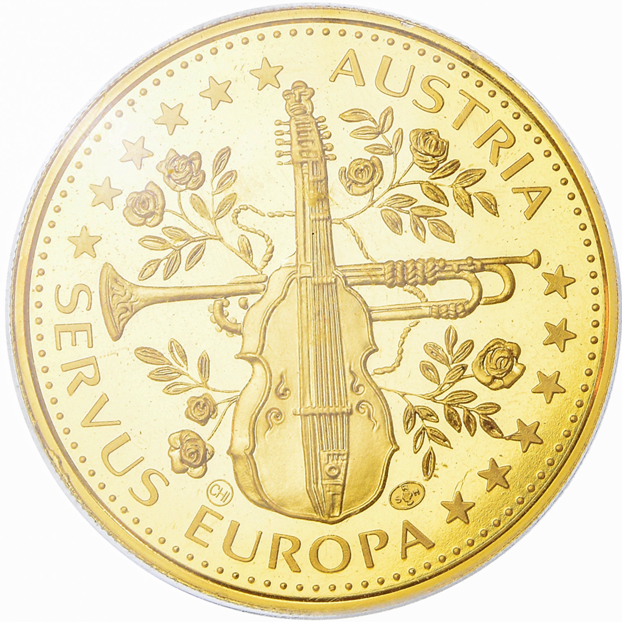 Österreich, Medaille, Ecu Europa, Joseph Haydn, Musique, UNZ+, Copper-Nickel