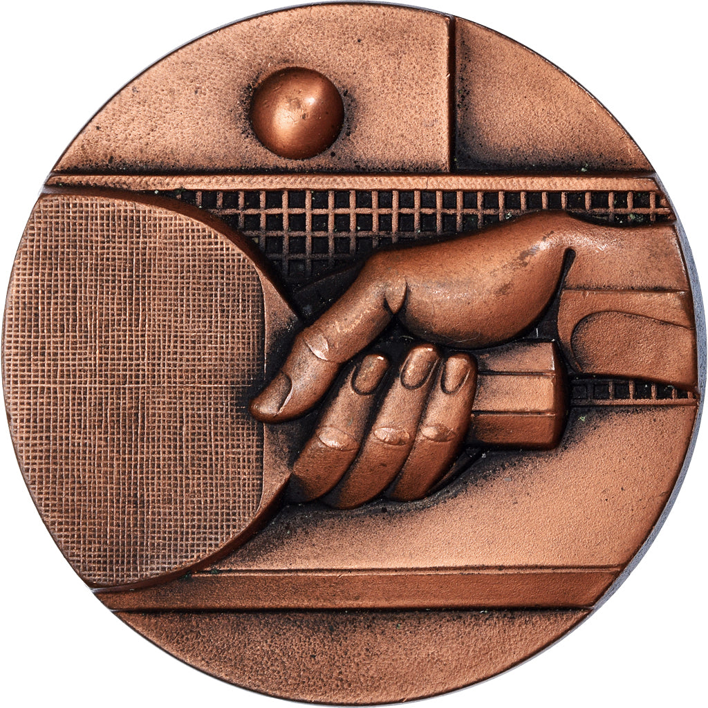 France, Medal, Tennis de Table, Sport, AU(50-53), Copper