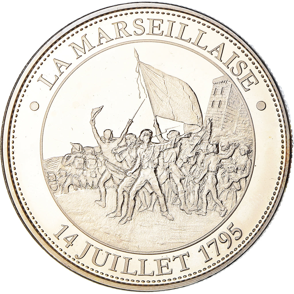 France, Medal, Révolution Française, La Marseillaise, History, MS(63)