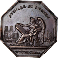 Francja, Token, Académie de Reims, 1841, Pingret, AU(55-58), Miedź