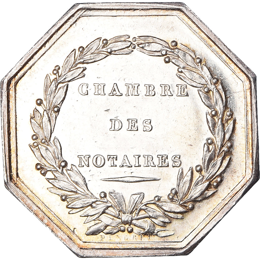 Frankreich, Token, Notaires de l'Arrondissement d'Epernay, Marne, SS+, Silber