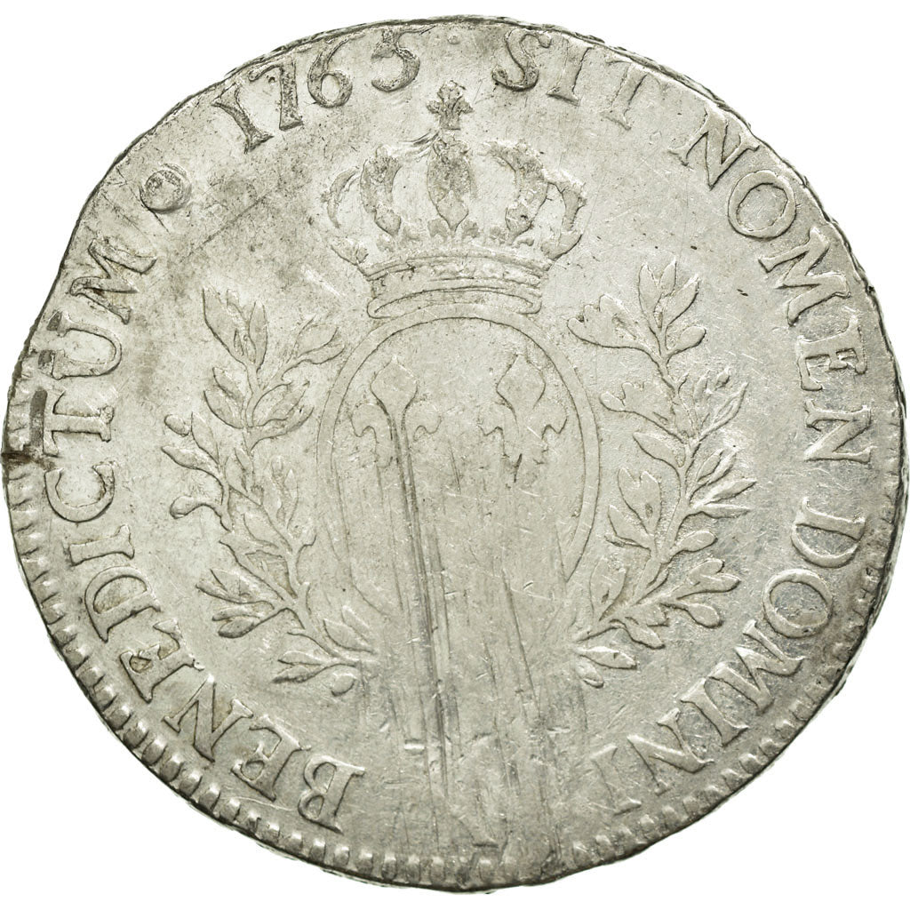 Munten, Frankrijk, Louis XV, Écu au bandeau, Ecu, 1765, Bordeaux, ZG+, Zilver