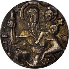 Francia, medalla, Saint Christophe, Religions & beliefs, MBC, Bronce plateado