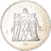 Moeda, França, Hercule, 50 Francs, 1976, Paris, MS(64), Prata, KM:941.1
