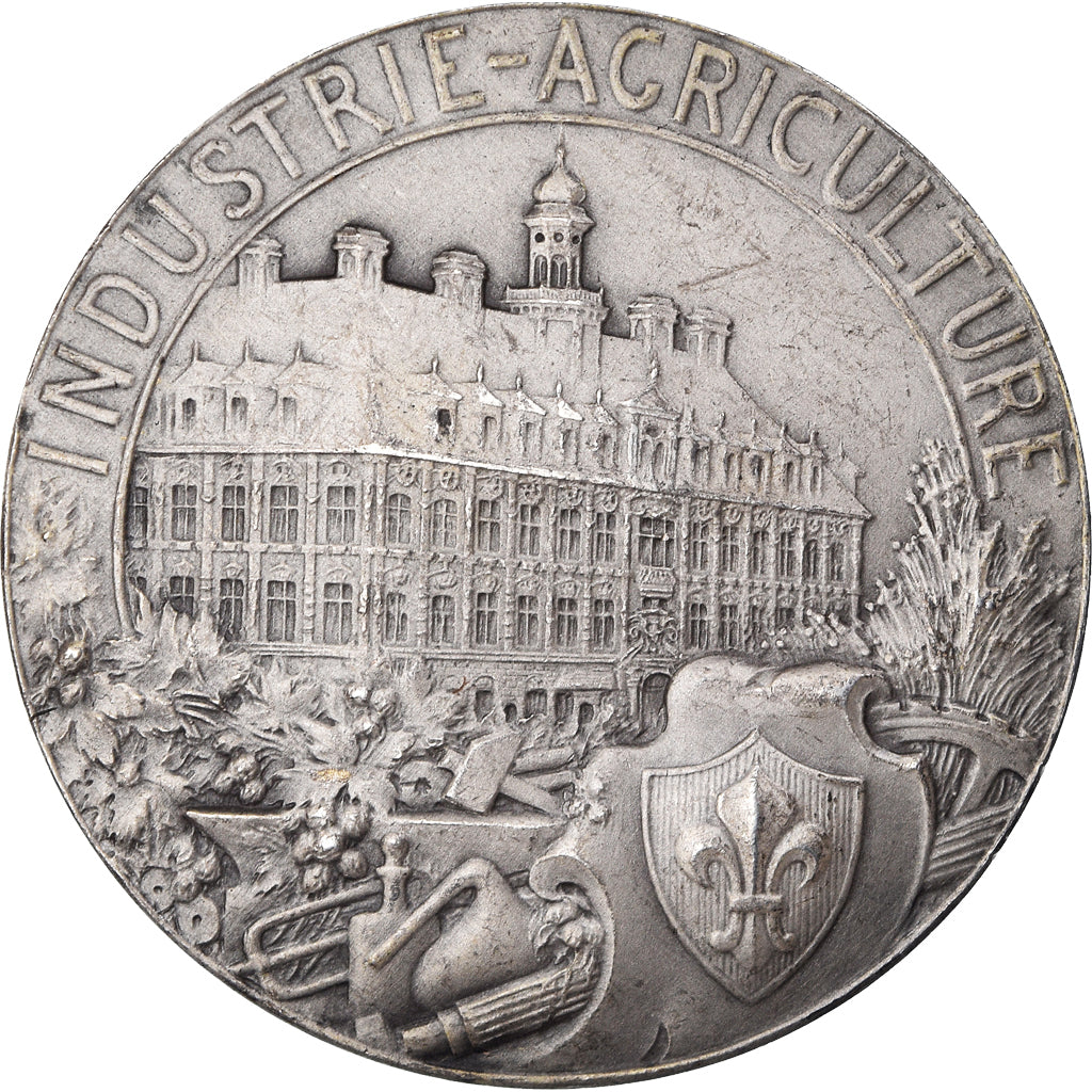 Frankreich, Medaille, Chambre de Commerce de Lille, Business & industry