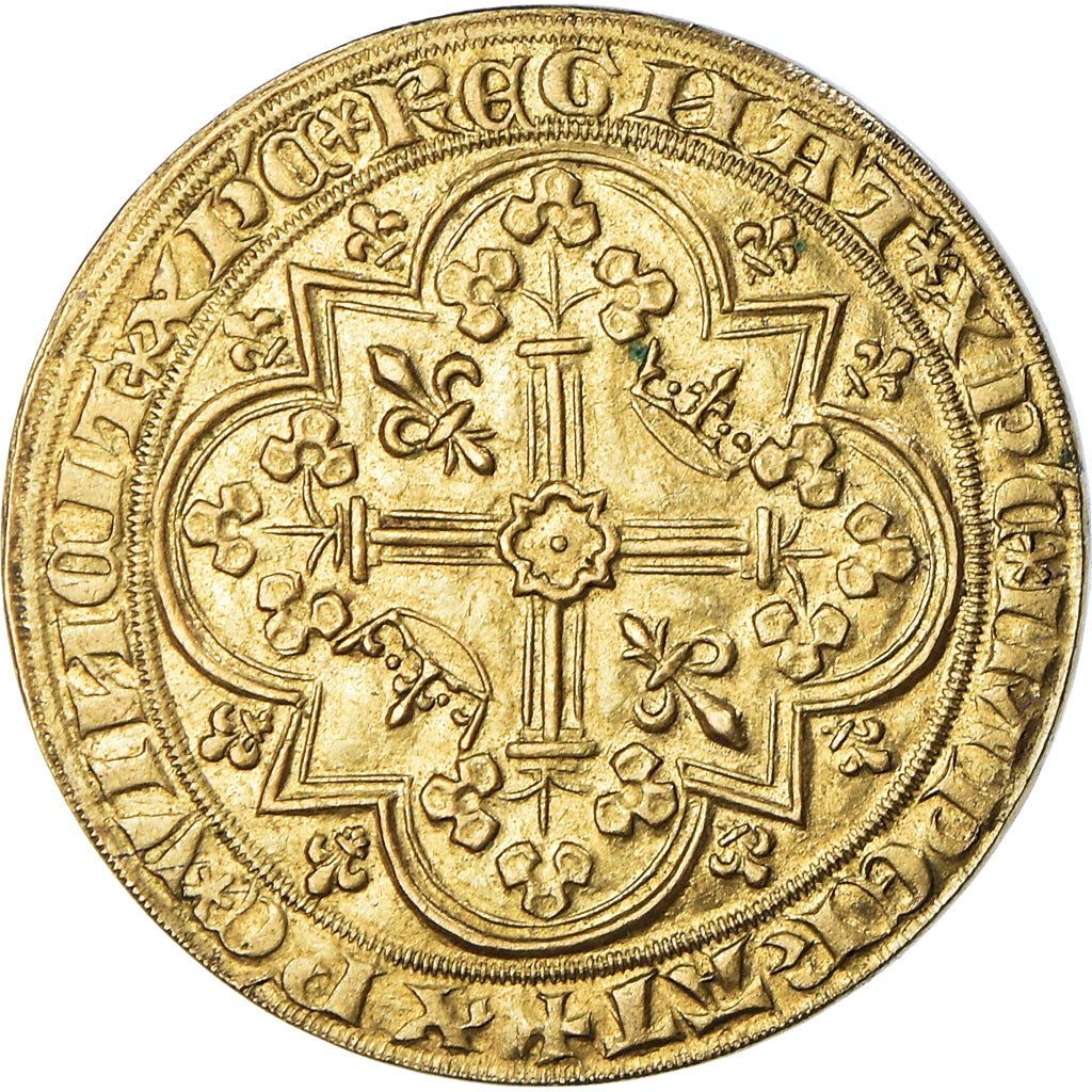Francia, medalla, Reproduction du Franc à Pied, Charles V, History, EBC, Cobre