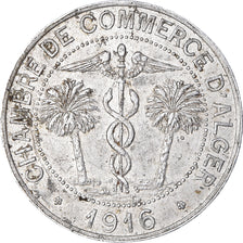 Coin, Algeria, Alger, 10 Centimes, 1916, Chambre de Commerce, VF(30-35)