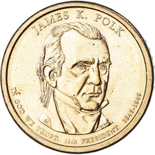 Münze, Vereinigte Staaten, Dollar, 2009, U.S. Mint, James K. Polk, VZ
