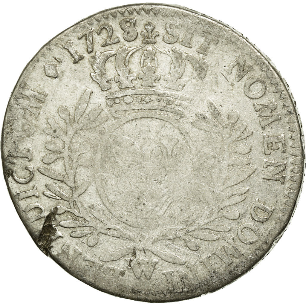 Moneta, Francja, Louis XV, 1/2 Écu aux branches d'olivier, 1/2 ECU, 44 Sols