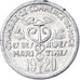 Moneta, Francia, Chambre de Commerce de Nice, 5 Centimes, 1920, SPL-, Alluminio