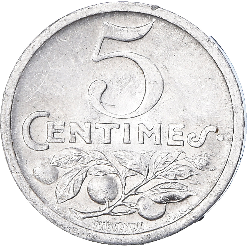 Moneta, Francia, Chambre de Commerce de Nice, 5 Centimes, 1920, SPL-, Alluminio