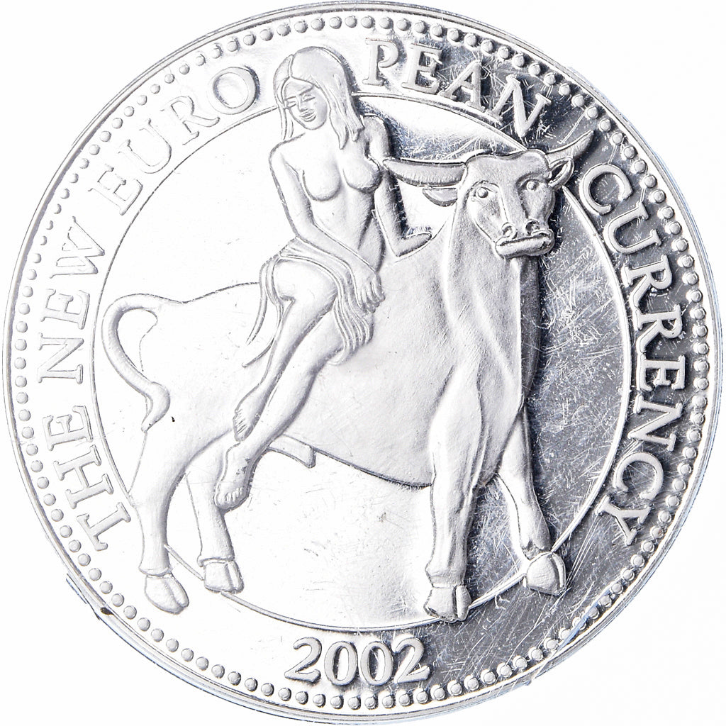 Griekenland, Medaille, The New Euro Pean Currency, 2002, UNC, Cupro-nikkel