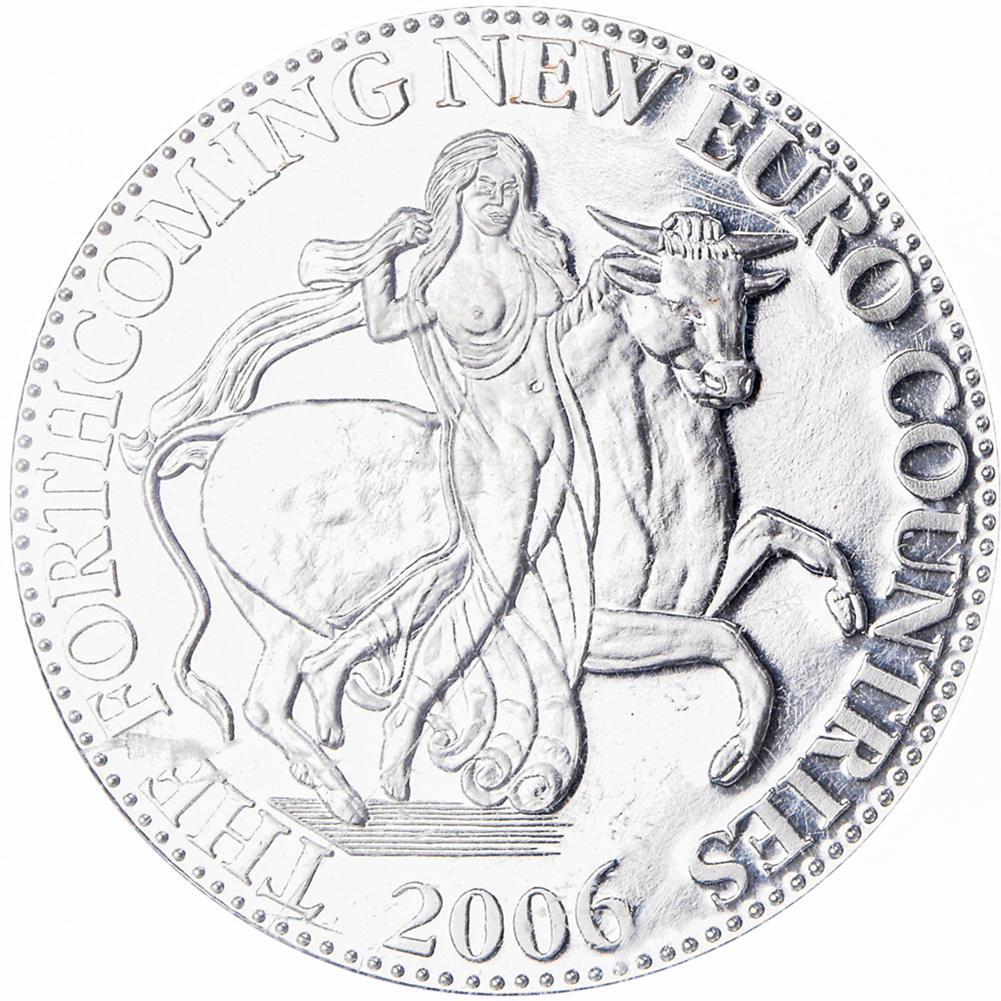 Greece, Medal, The New Euro Pean Currency, 2006, MS(64), Copper-nickel