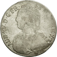 Moneta, Francja, Louis XV, 1/2 Écu aux branches d'olivier, 1/2 ECU, 44 Sols