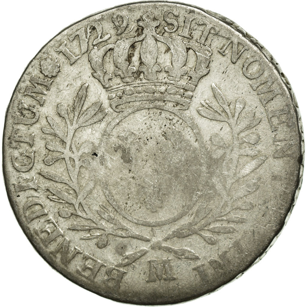 Moneta, Francja, Louis XV, 1/2 Écu aux branches d'olivier, 1/2 ECU, 44 Sols
