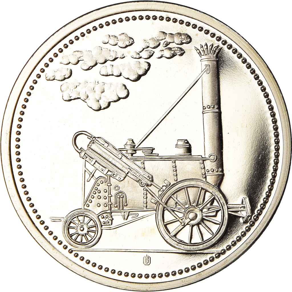 Frankreich, Medaille, Thalys, Railway, UNZ+, Silver Plated Copper