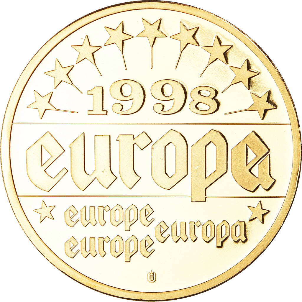 France, Medal, Europe, Romano Prodi, Politics, MS(64), Copper Gilt