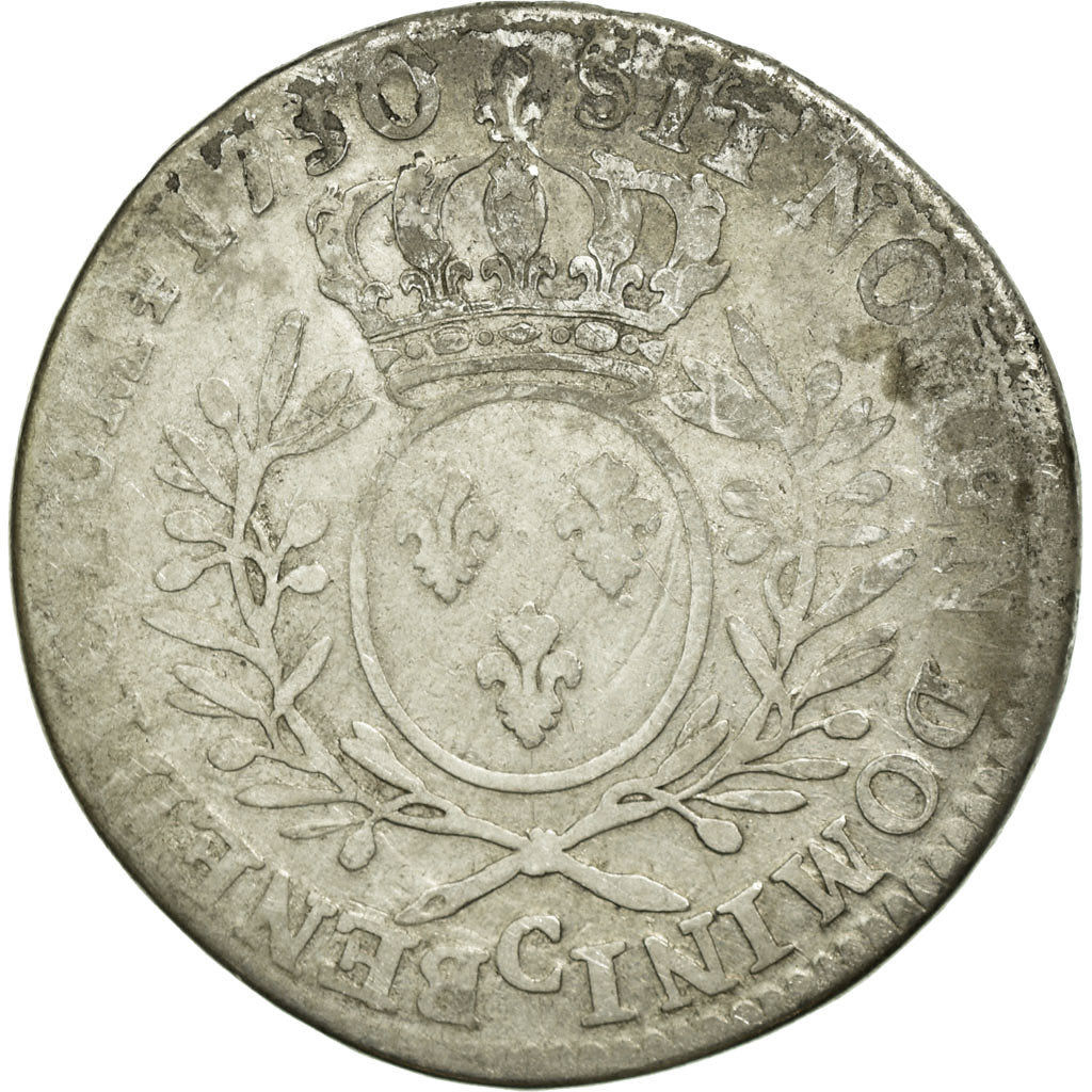 Coin, France, Louis XV, 1/2 Écu aux branches d'olivier, 1/2 ECU, 44 Sols, 1730