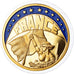 Frankrijk, Medaille, Ecu Europa, Marianne, Politics, 1993, UNC, Copper Gilt