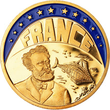 France, Medal, Ecu Europa, Politics, 1994, MS(64), Copper Gilt
