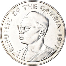Coin, GAMBIA, THE, 40 Dalasis, 1977, AU(55-58), Silver, KM:18