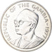 Coin, GAMBIA, THE, 40 Dalasis, 1977, AU(55-58), Silver, KM:18