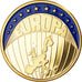 France, Medal, Ecu Europa, Politics, 1999, MS(64), Copper Gilt