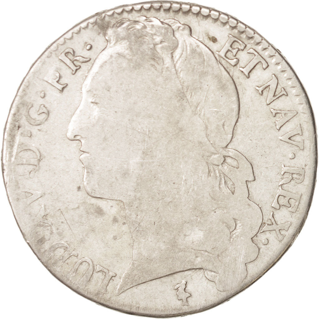 France, Louis XV, 1/2 Écu au bandeau, 1747, Lille, F(12-15), KM 516.21