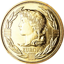 France, Medal, Ecu Europa, Marianne, Politics, 1989, Rodier, MS(65-70)