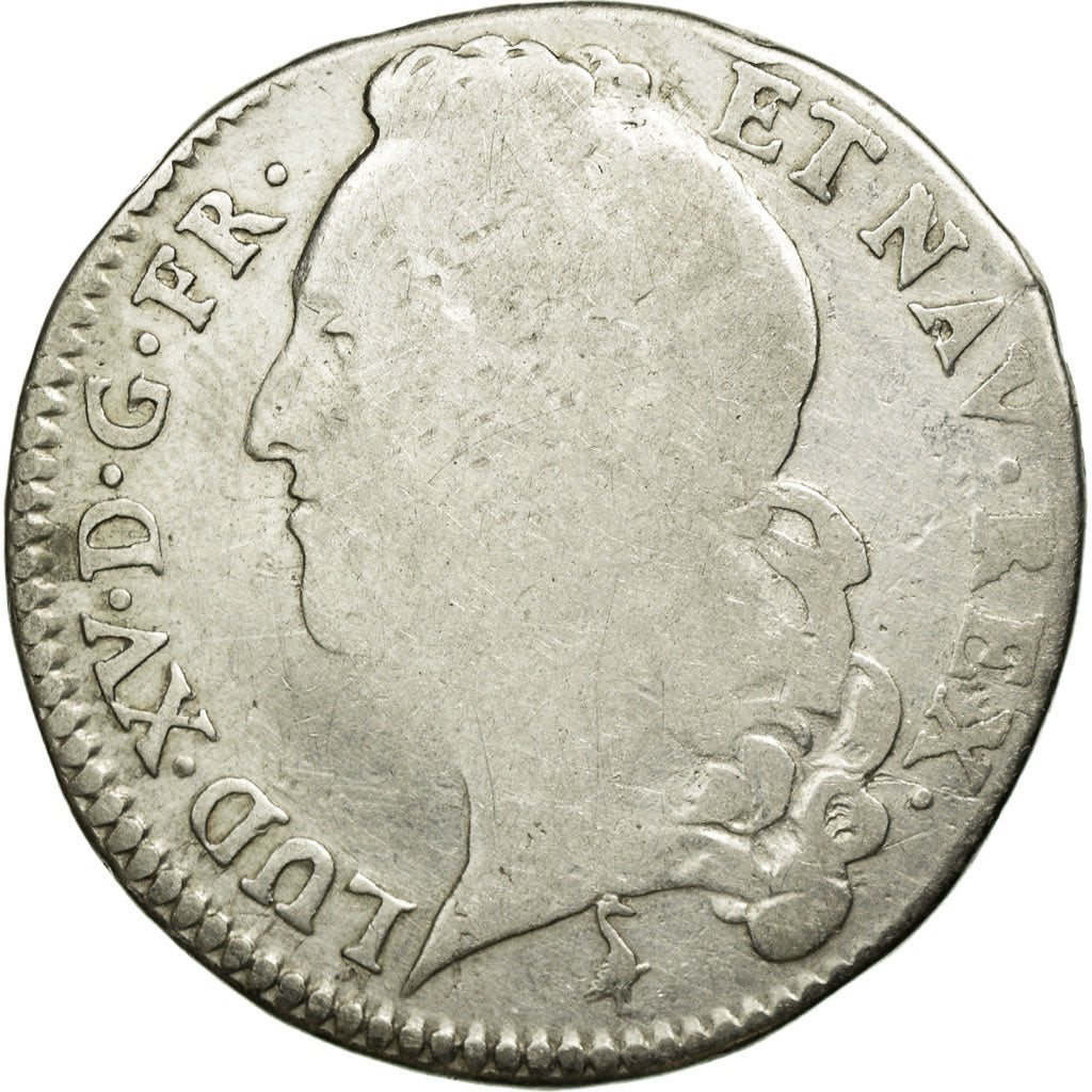 Monnaie, France, Louis XV, 1/2 Écu au bandeau, 1/2 ECU, 44 Sols, 1760, La