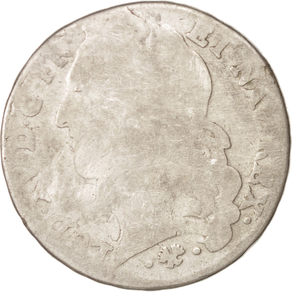 Moneta, Francia, Louis XV, 1/2 Écu au bandeau, 1/2 ECU, 44 Sols, 1765, Bayonne