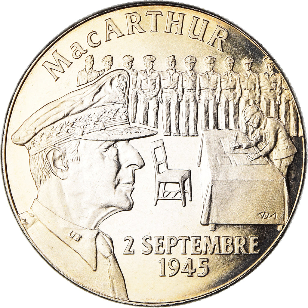 Frankreich, Medaille, Seconde Guerre Mondiale, Mac Arthur, WAR, 1945, UNZ+